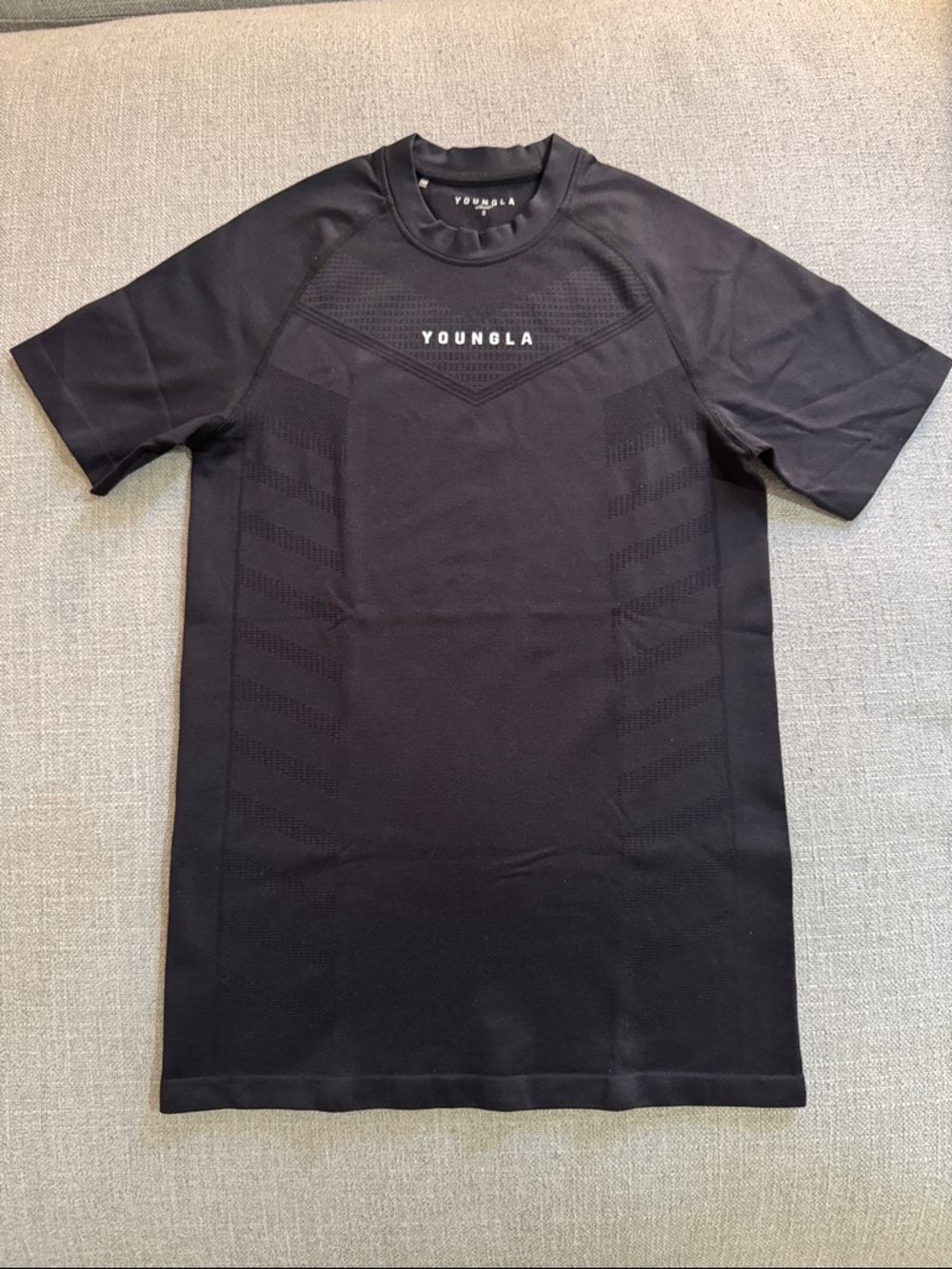 YoungLA Black Supervillian Compression Tee Size S Men’s